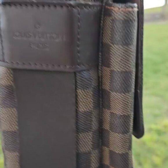 ⭐️EUC Louis Vuitton Broadway Ebene Brown Damier Messenger Bag - Picture 9 of 14